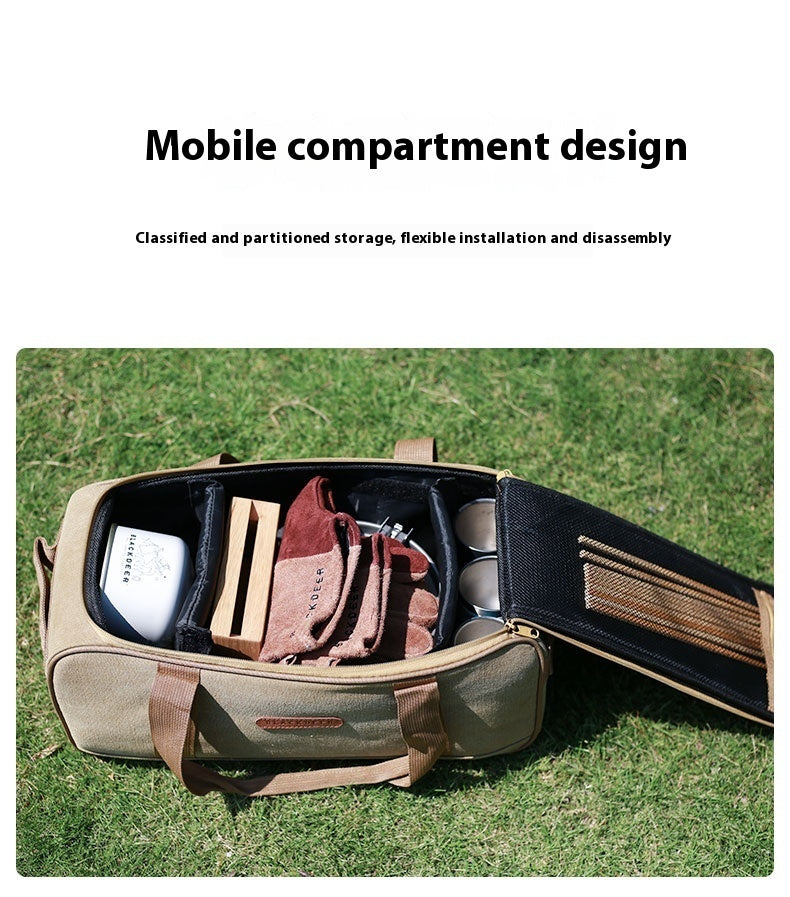 Outdoor Camping Tableware Bag