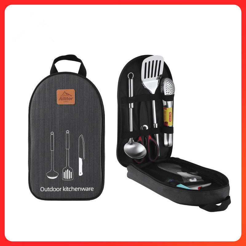 Outdoor picnic storage cookware