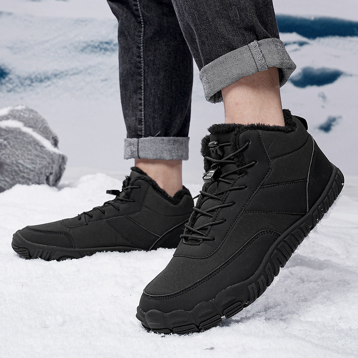Men's Five-finger Snow Boots