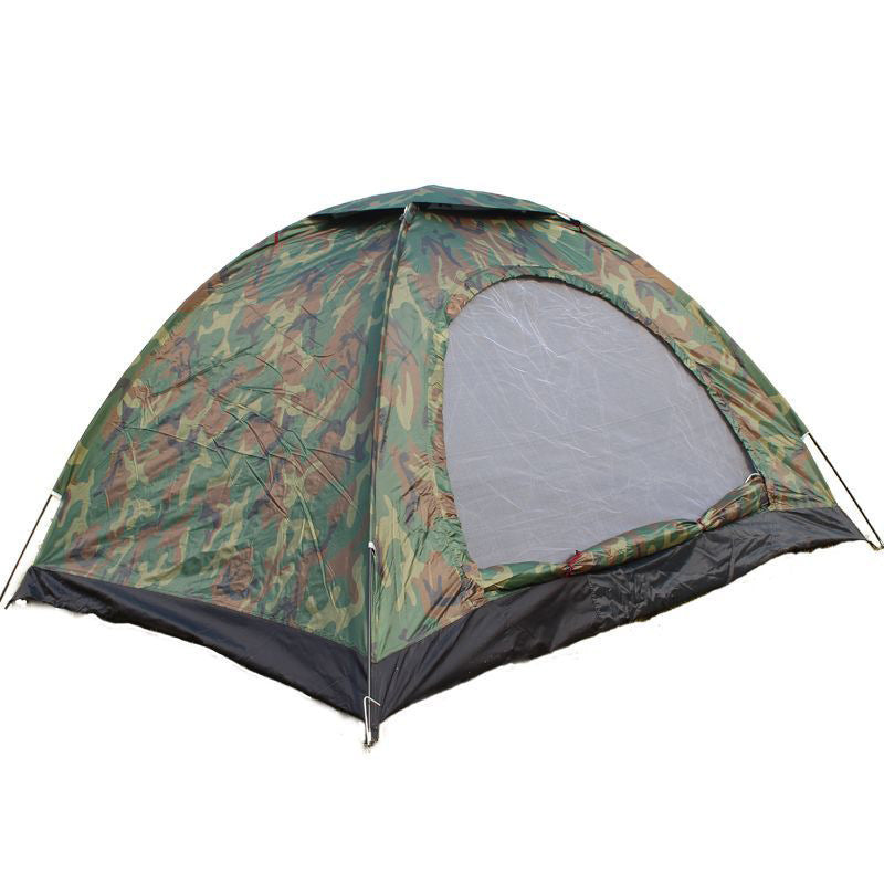 Outdoor camouflage tent