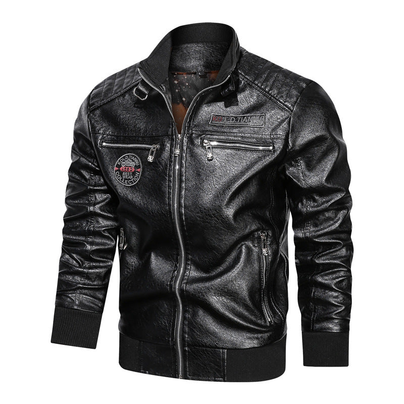 Leather Jacket With Pockets