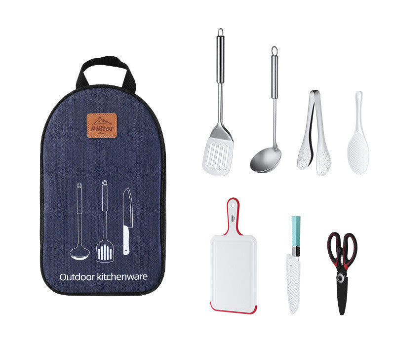 Outdoor picnic storage cookware