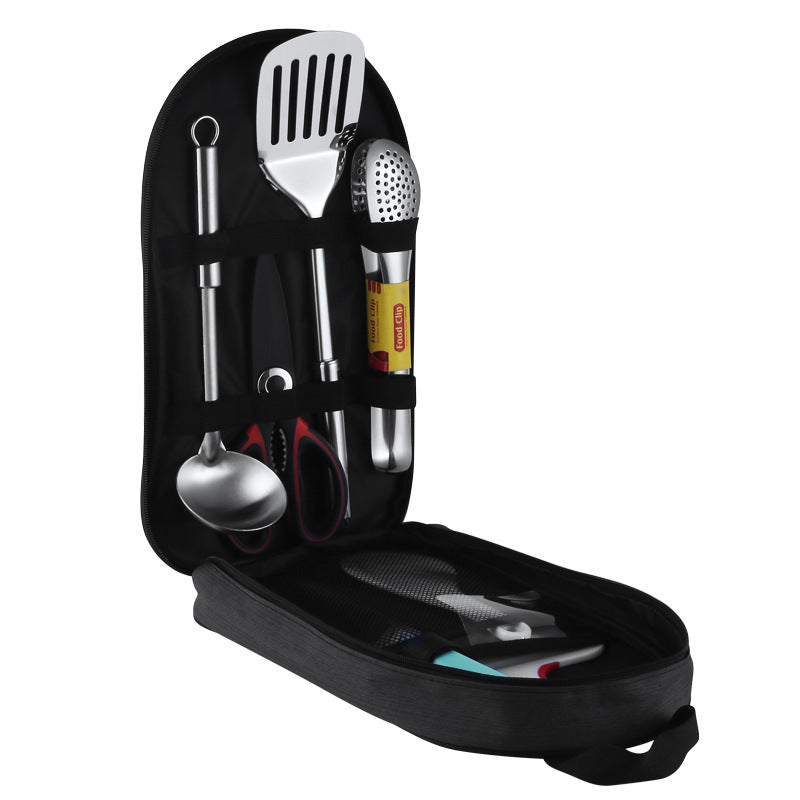 Outdoor picnic storage cookware