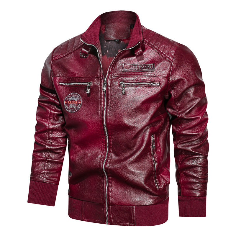 Leather Jacket With Pockets