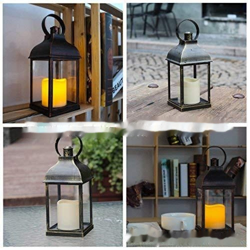 Fireplace Storm Lantern Lights