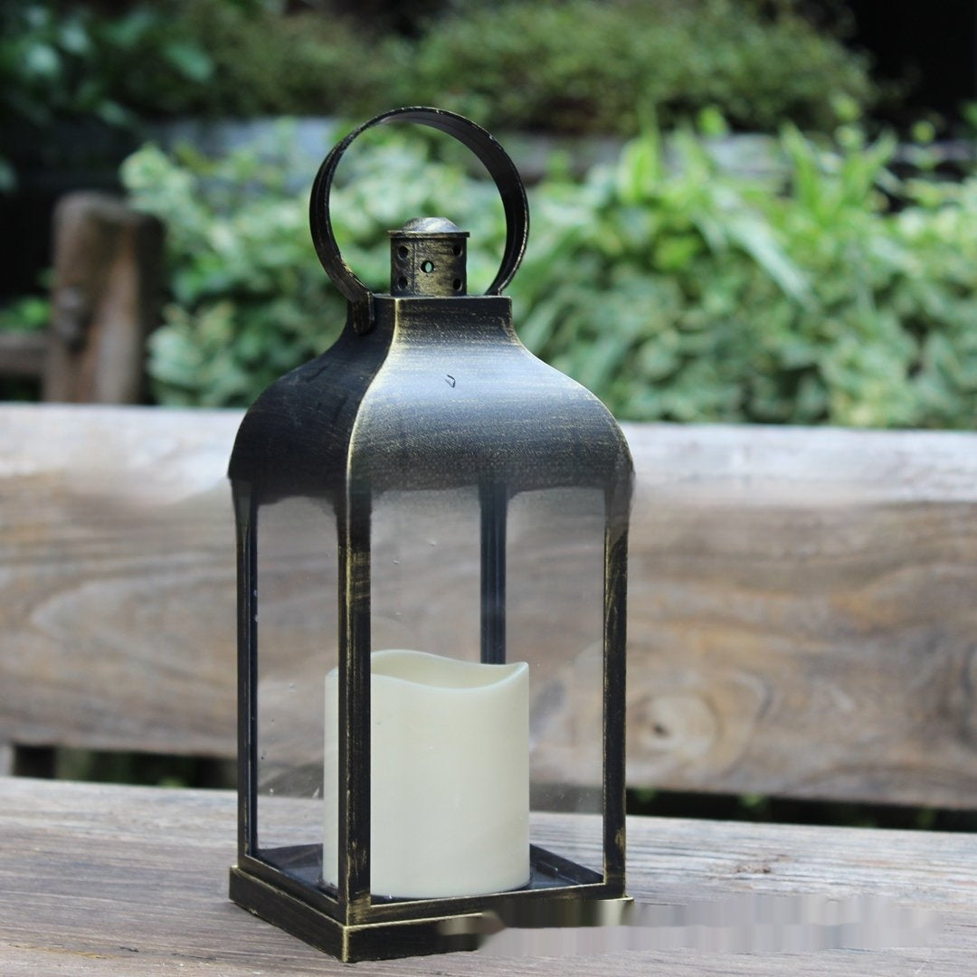 Fireplace Storm Lantern Lights