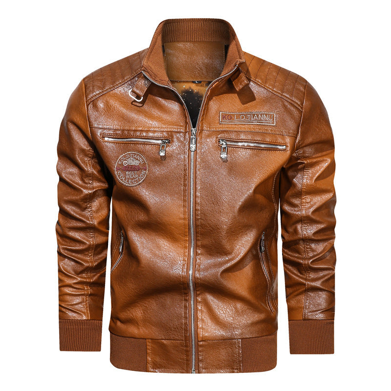 Leather Jacket With Pockets