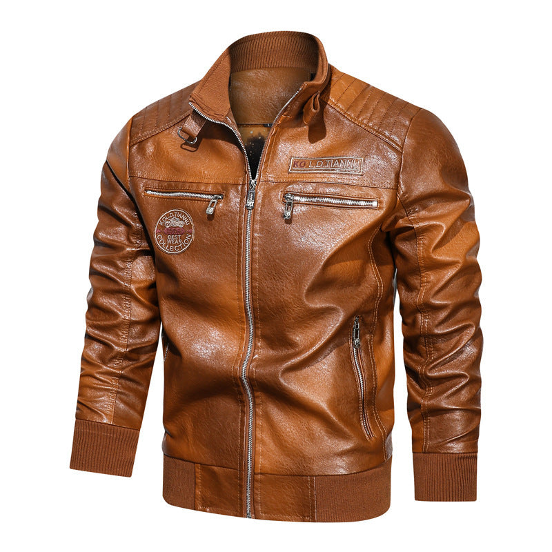 Leather Jacket With Pockets