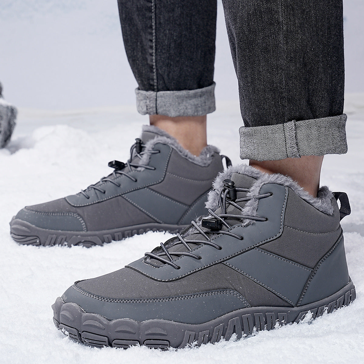 Men's Five-finger Snow Boots