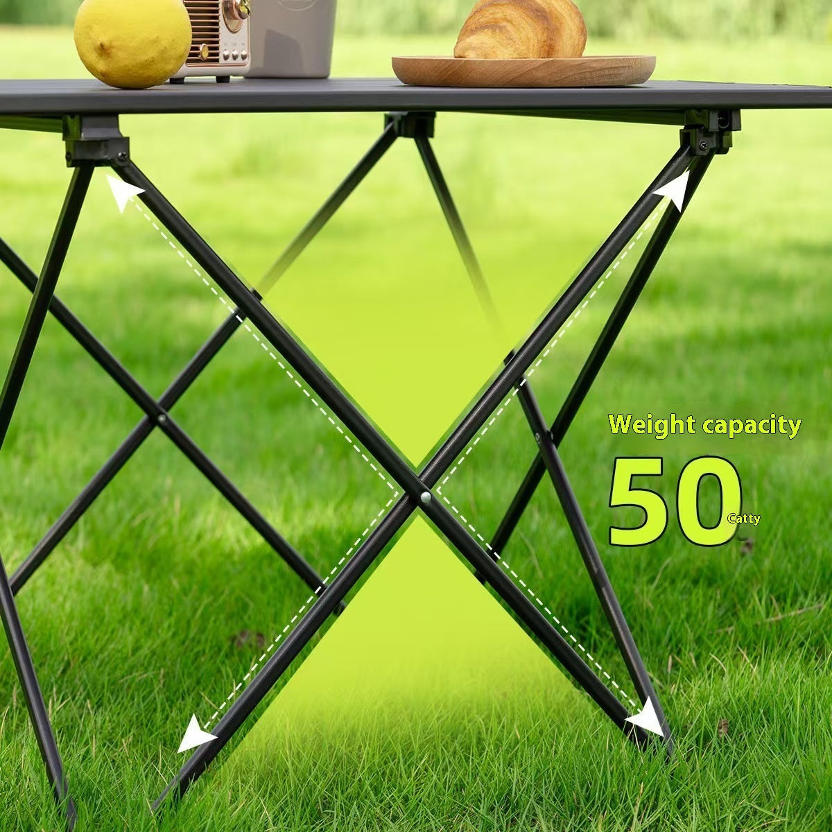 Outdoor Aluminum Alloy Household Portable Ultralight Folding Table