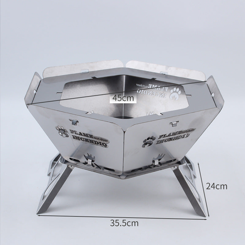 Portable Kebabs Outdoor Camping Charcoal Barbecue Grill