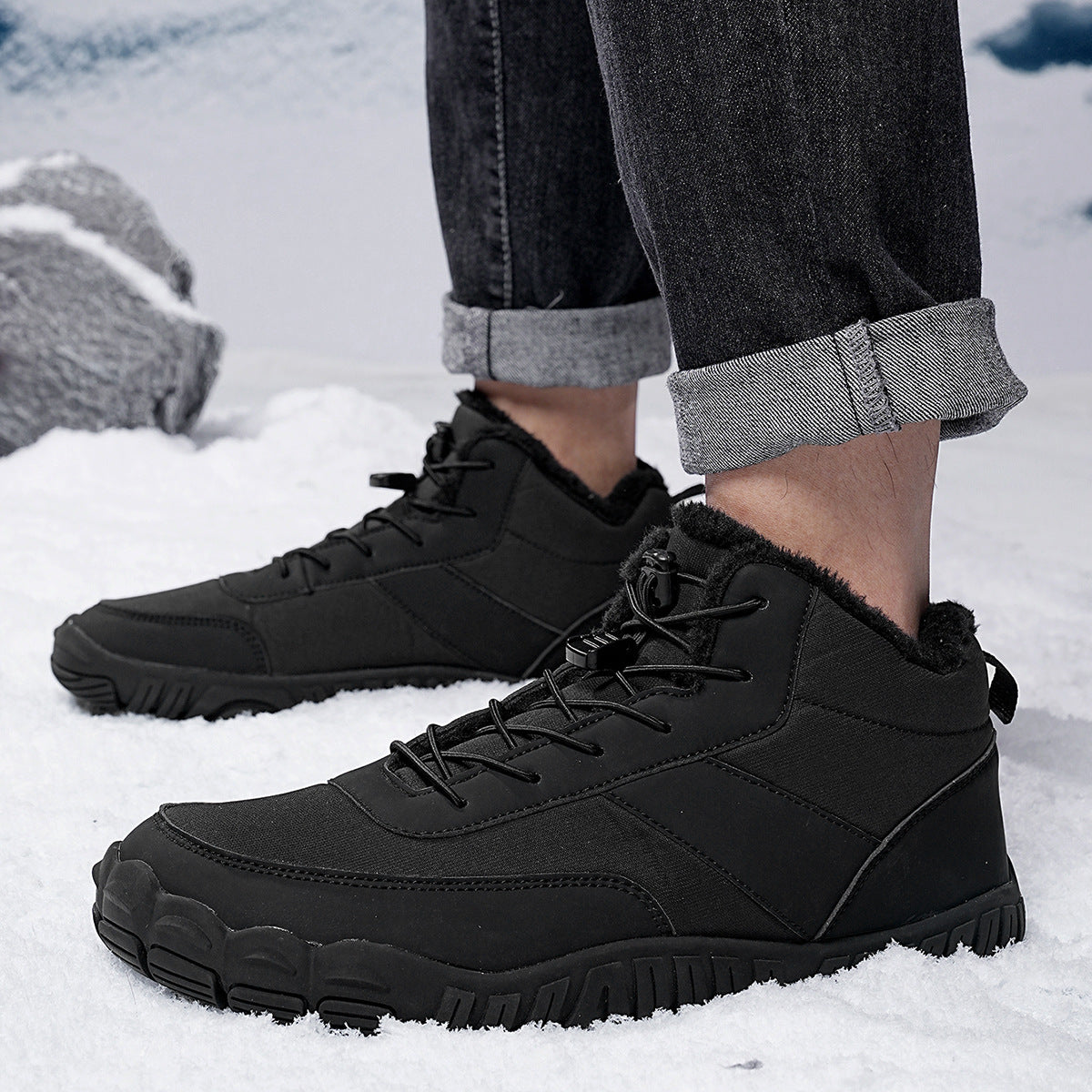 Men's Five-finger Snow Boots