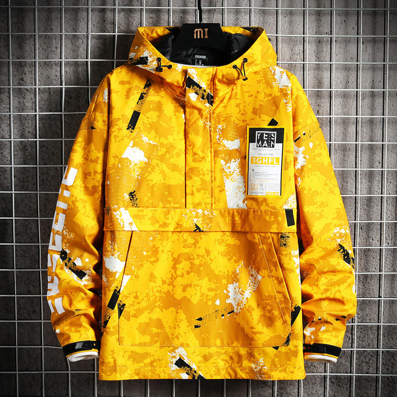 Hooded Plus Size Zipper Jacket