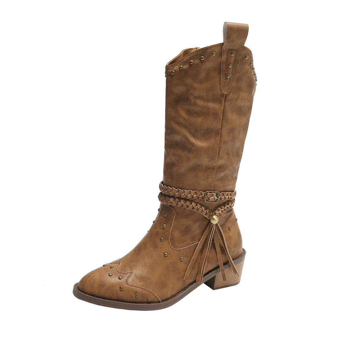 Retro Tassel Boots