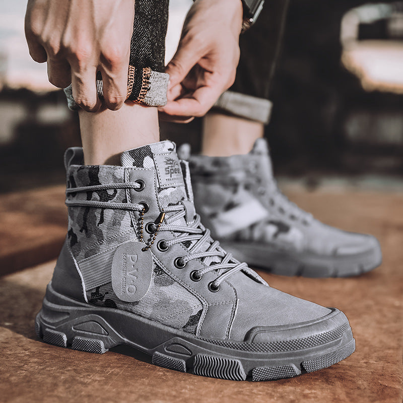 New Canvas Outdoor Hiking Boots