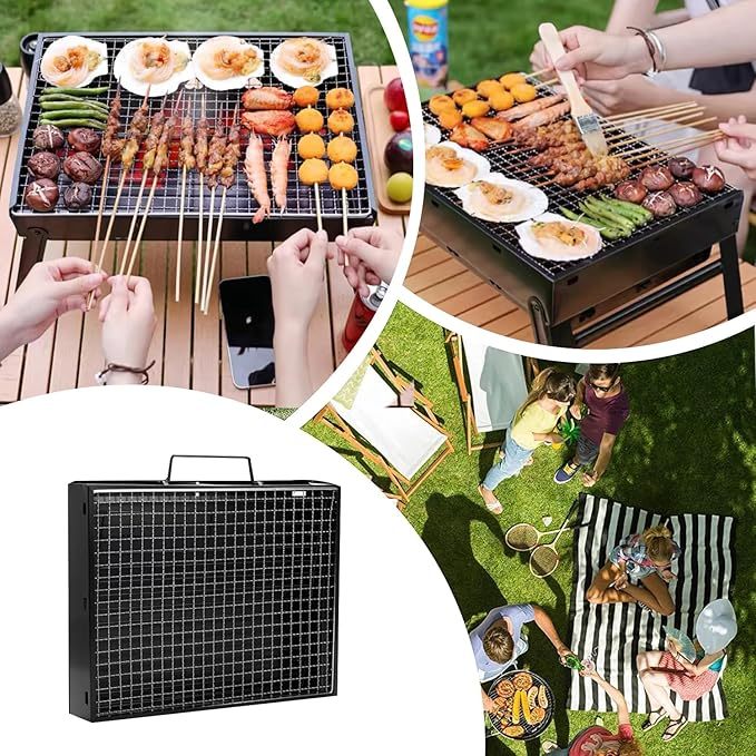 Portable Outdoor Charcoal Heating Equipment Compact Stainless Steel Design For Camping Picnic Use